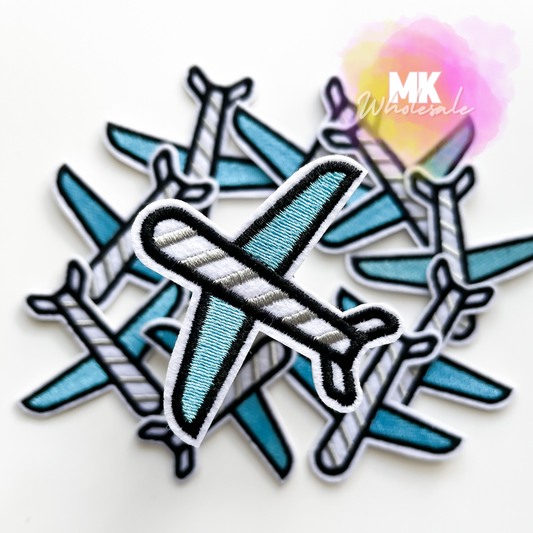 Hat Patch- Embroidered  Airplanes