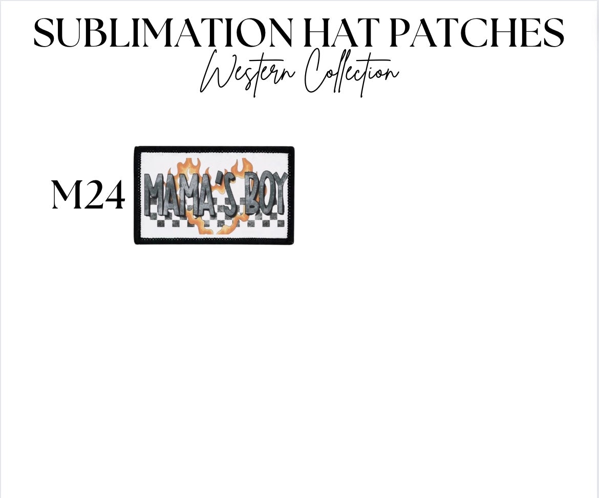 Hat Patch- Sublimation Mama Collection