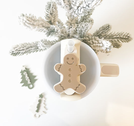 Gingerbread Man Stanley Tumbler Topper