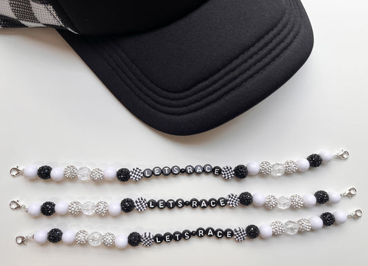 Lets Race Trucker Hat Chain