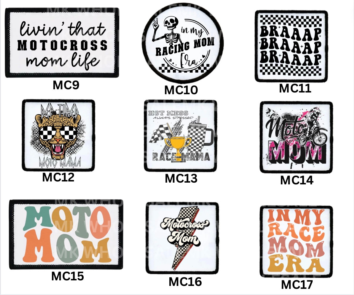 Hat Patch- Sublimation MOTOCROSS