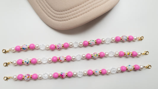 Classic Pretty Pink Trucker hat chain