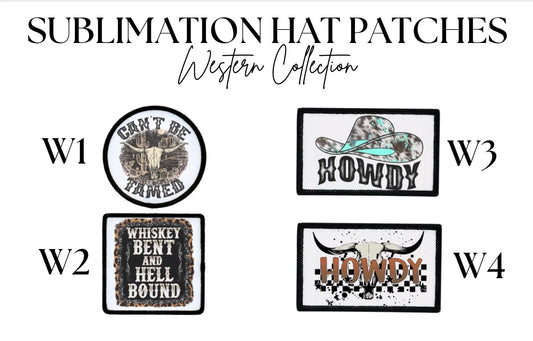 Hat Patch- Sublimation Western Collection