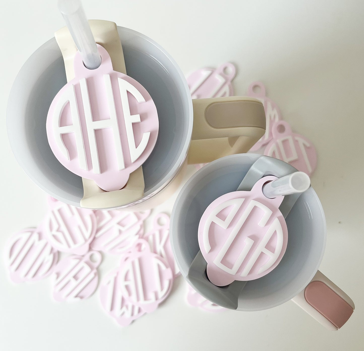 Monogram Stanley Tumbler Name Plate
