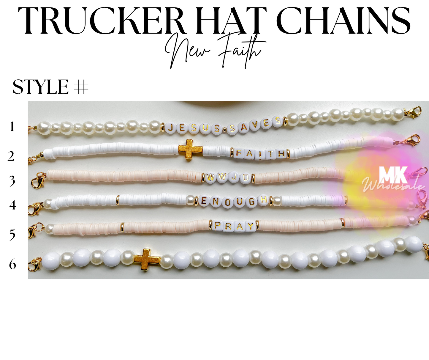 Trucker Hat Chain (New Faith) Wholesale