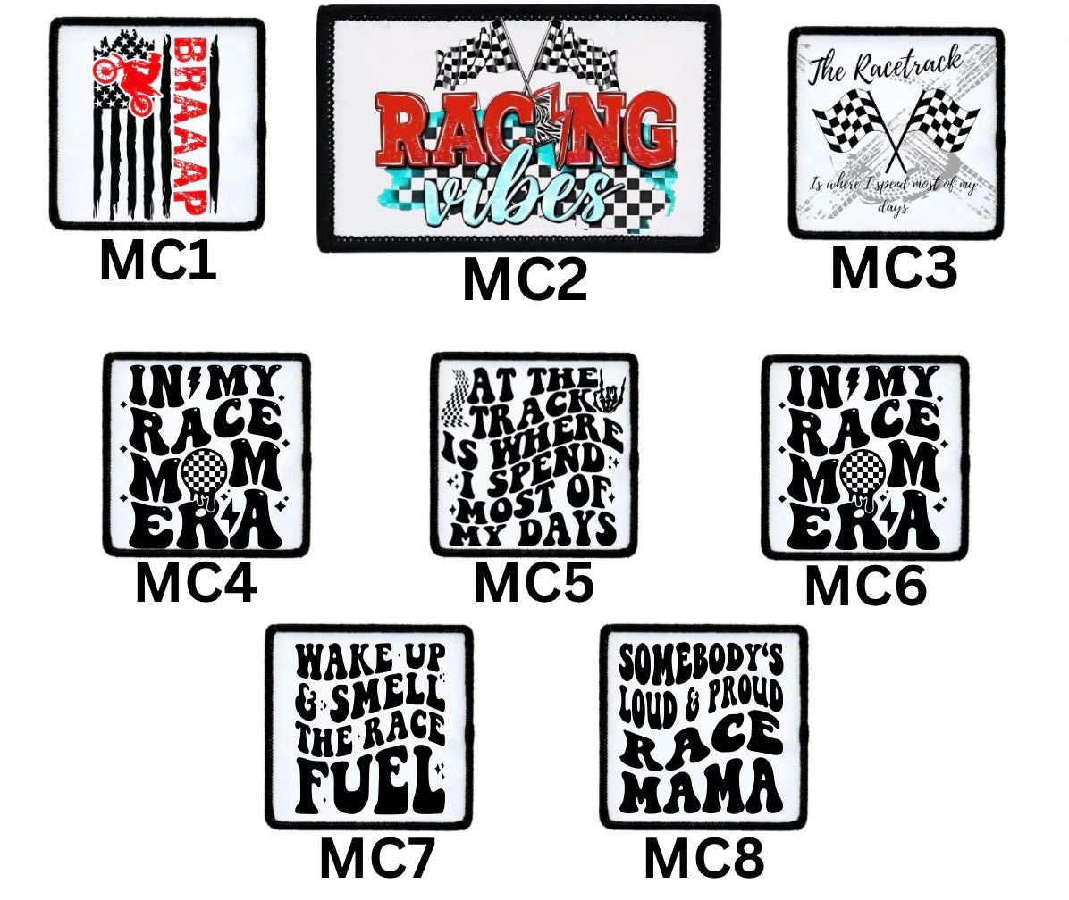 Hat Patch- Sublimation MOTOCROSS