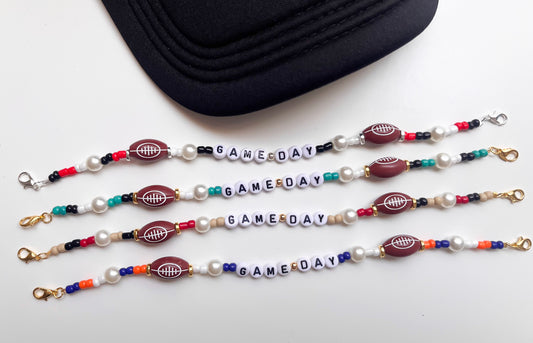 Football Game Day Seed Hat Chain