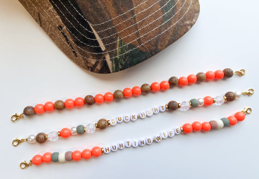 Camo Inspired Hunting Wife Hat Chain
