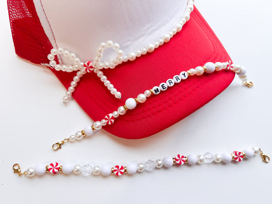 Merry Peppermint Hat Chains
