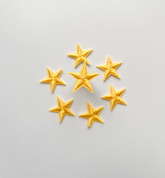 Tiny Star Hat Patch- Yellow