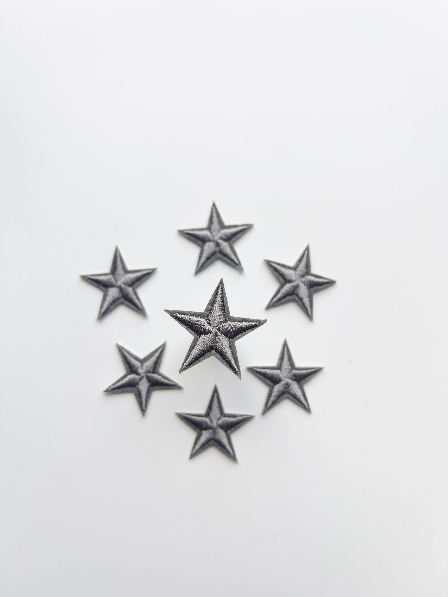 Tiny Star Hat Patch- Gray