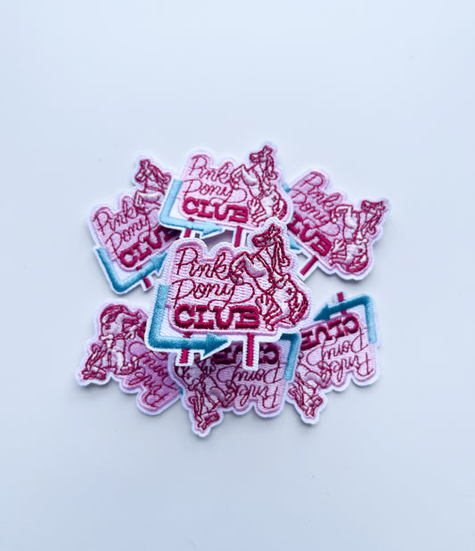 Pink Pony Club Hat Patch