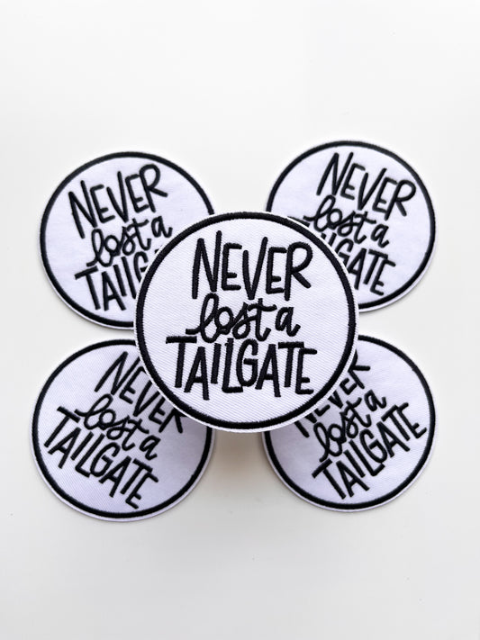Never Lost a Tailgate Patch
