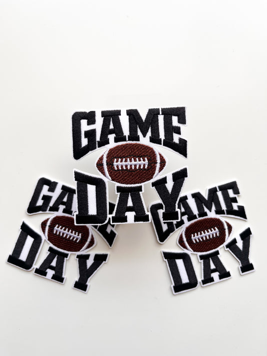 GAME DAY Patch- Black