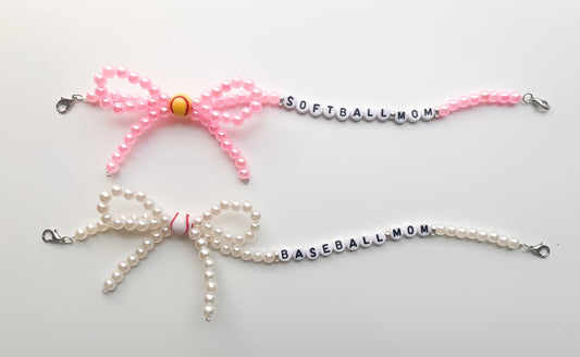 Trucker Hat Chain- Baseball/Softball Bow