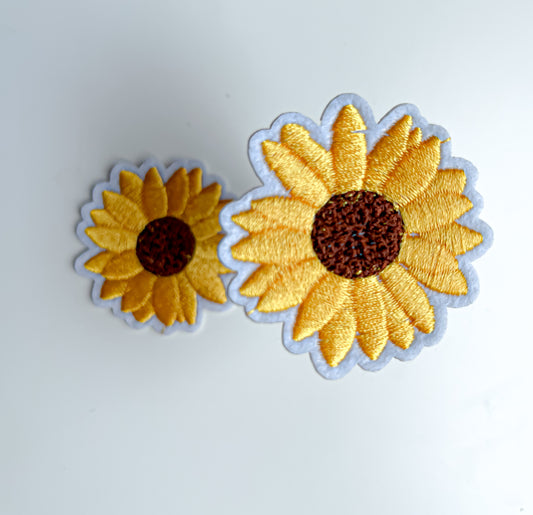 Iron on Hat Patch- Sun Flower