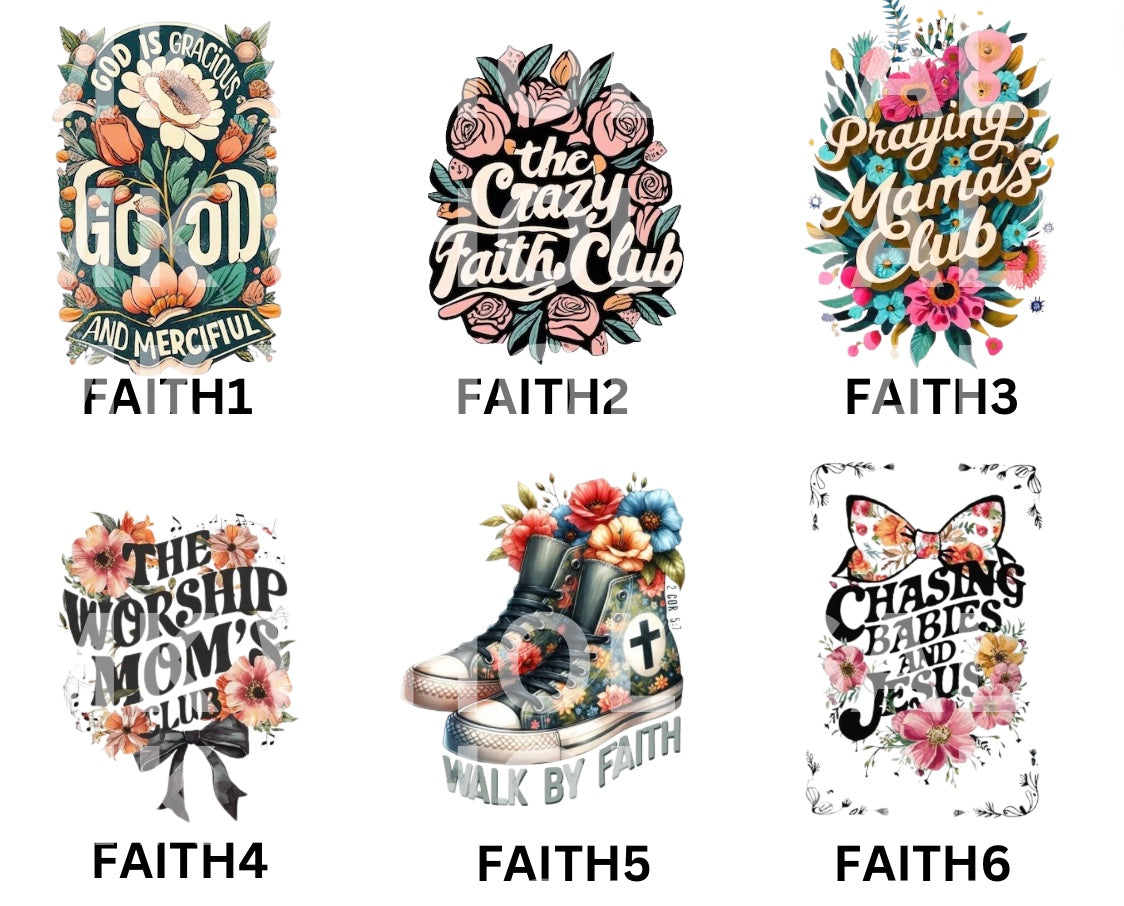 Hat Patch- Sublimation FAITH COLLECTION