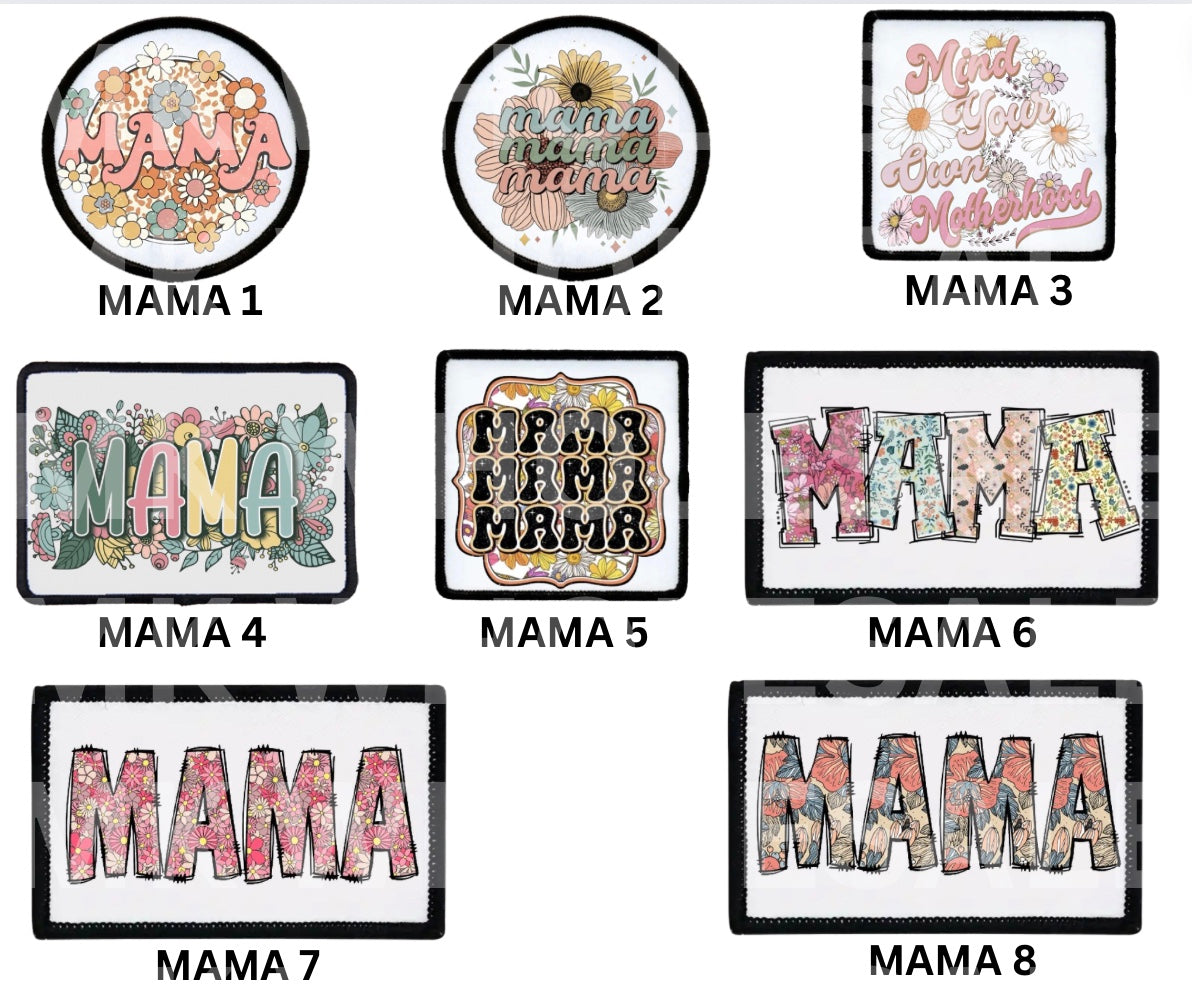 Hat Patch- Sublimation FLORAL MAMA COLLECTION