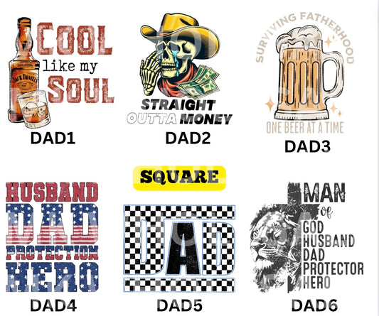 Hat Patch- Sublimation DAD COLLECTION