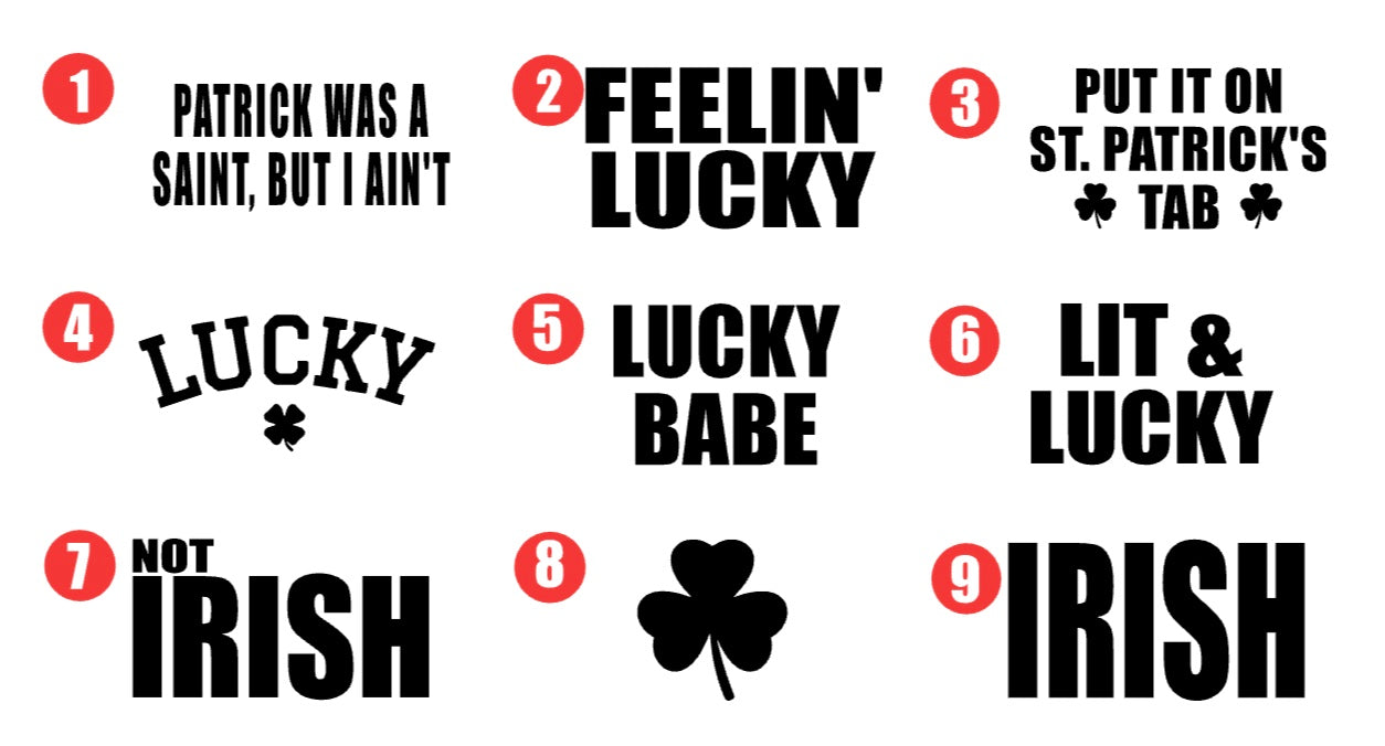 St. Patty's Puff Transfers