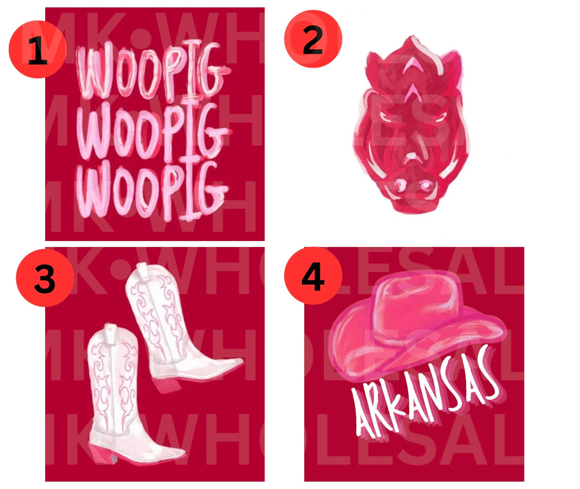 Hat Patch- Sublimation ARKANSAS (WHOLESALE)