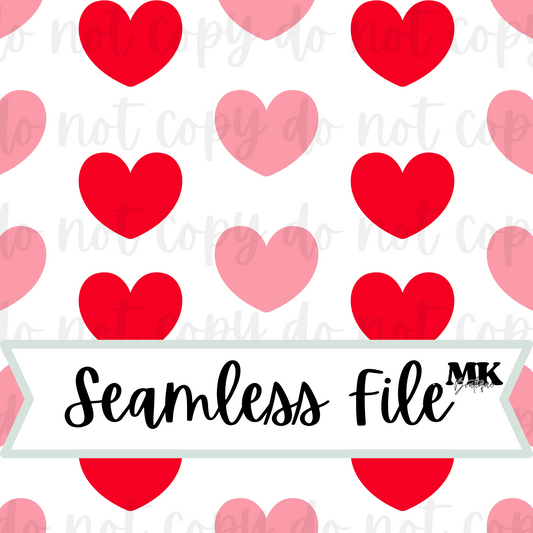 Multi Heart Valentine Seamless File