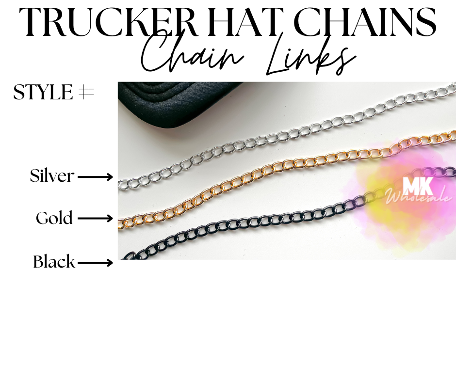 Trucker Hat Chain -Chain Link Style