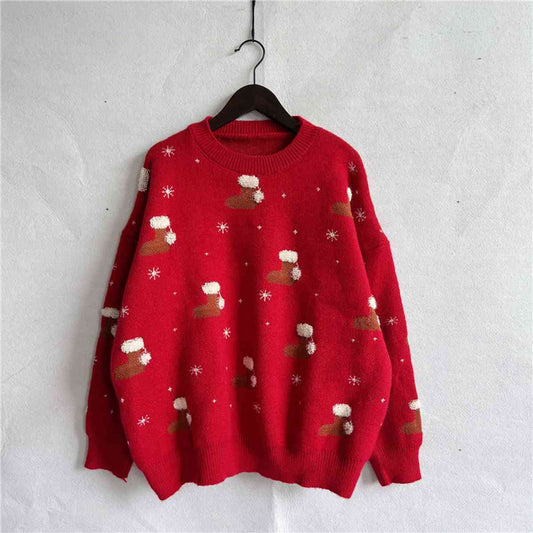Santa Stocking Knit Sweater