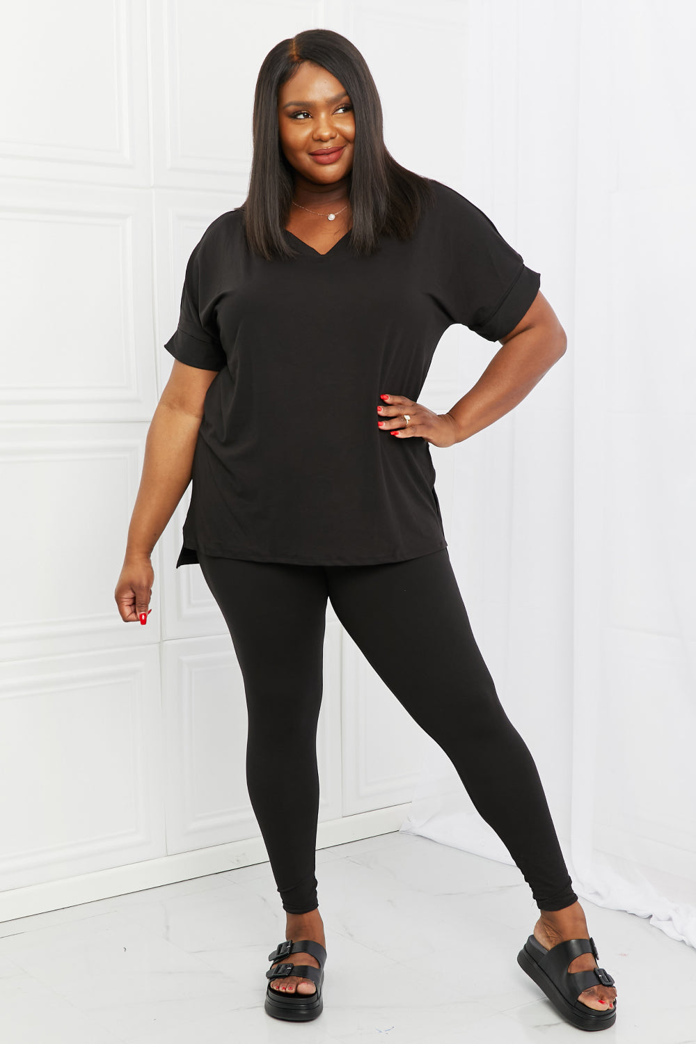 Self Love Lounge Set in Black