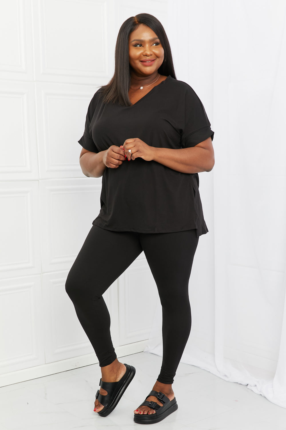 Self Love Lounge Set in Black