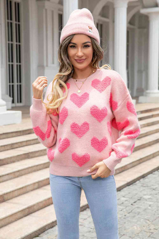 Be Mine Pink Heart Sweatshirt